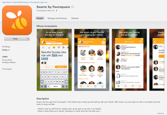 Swarm by Foursquare のダウンロード