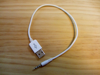 iPod shuffle用充電コード