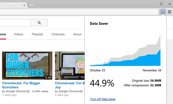 Chrome 拡張機能 「Data Saver （データセーバー）」