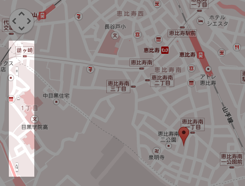 コントロール UI の表示が崩れた例： Google Maps JavaScript API で表示した地図