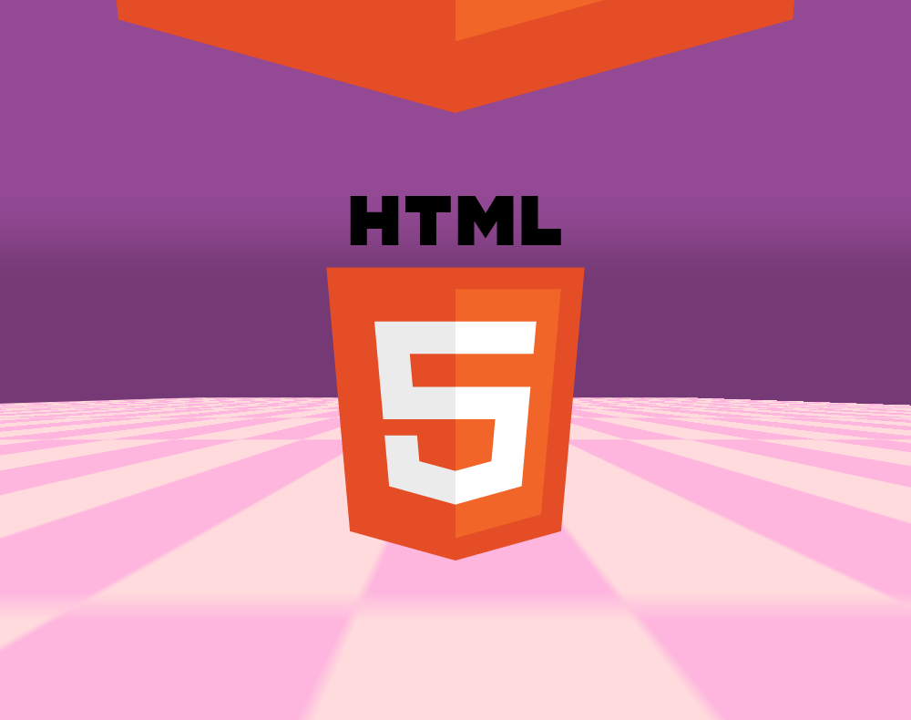 HTML5 ロゴがクレイジーに迫ってくる何か