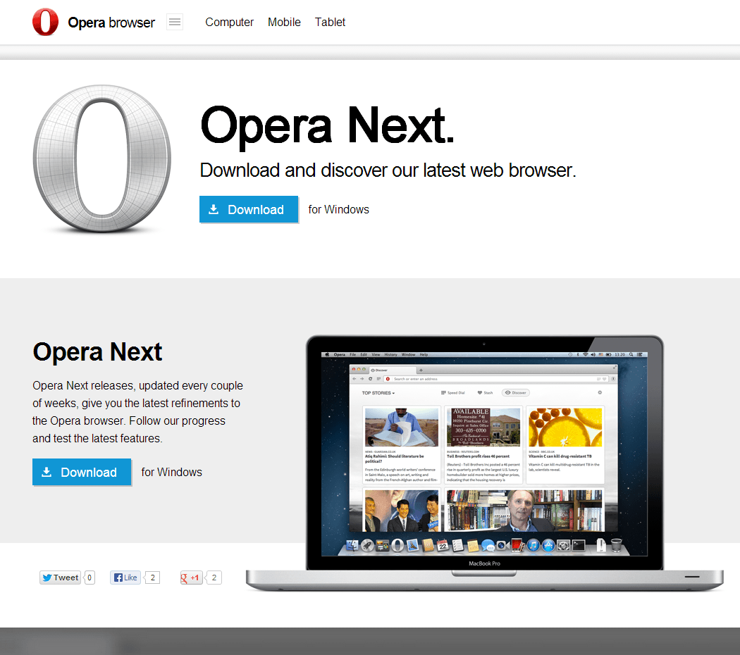 Реклама сайта опера. Opera next.