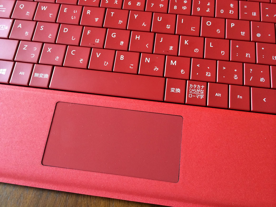 Surface Pro タイプ カバー（赤）